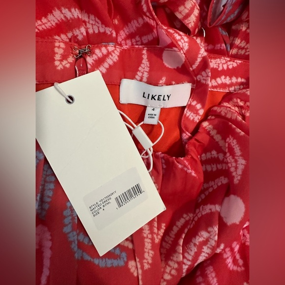 NWT LIKELY Matteo Dress in Bittersweet Multi. Size 4. - Picture 7 of 7